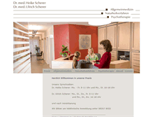 Tablet Screenshot of drs-scherer.de